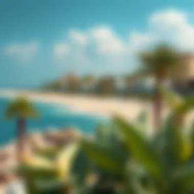 Natural Beauty of Ajman Coastal landscape of Ajman illustrating its natural beauty