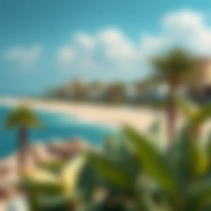 Natural Beauty of Ajman Coastal landscape of Ajman illustrating its natural beauty