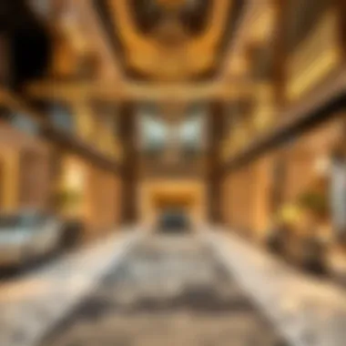 Interior design of Al Fattan Plaza reflecting modern aesthetics.