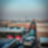 Panoramic view of Al Quoz Industrial Area showcasing its bustling environment