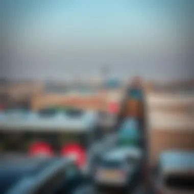 Panoramic view of Al Quoz Industrial Area showcasing its bustling environment