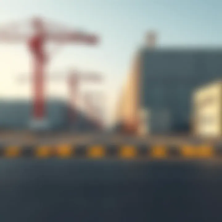 Modern infrastructure and warehouses in Al Quoz Industrial Area