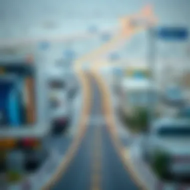 Accessibility Routes to Al Qusais Map highlighting accessibility routes to Al Qusais