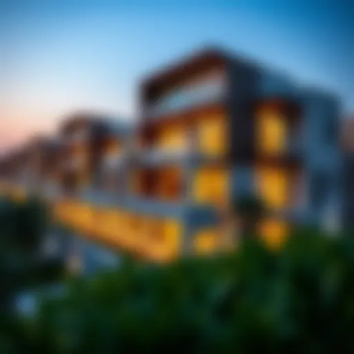 A stunning view of Amaranta community showcasing modern architecture