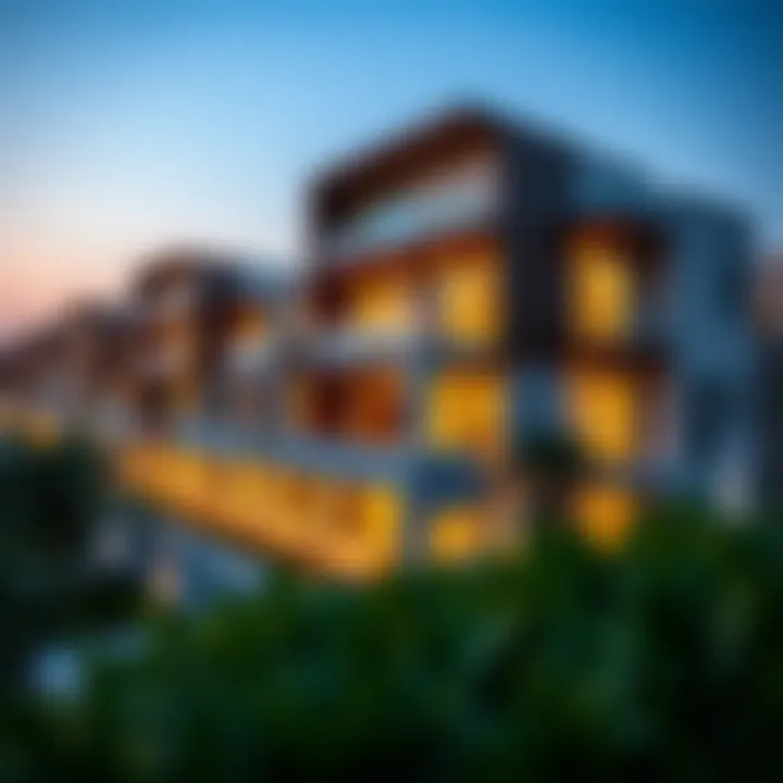 A stunning view of Amaranta community showcasing modern architecture