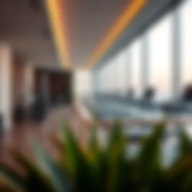 Amenities offered at Aspect Tower including fitness center and pool