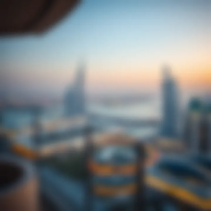 Panoramic Views from Bianca Breathtaking views of Dubai skyline from Bianca