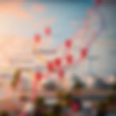 A map highlighting Budget Rent a Car locations in Dubai