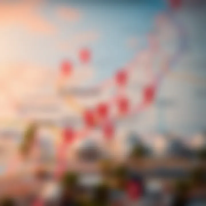 A map highlighting Budget Rent a Car locations in Dubai