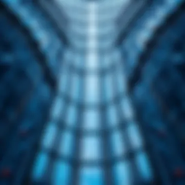 Intricate Architectural Features of the Burj Khalifa A close-up of the architectural details of the Burj Khalifa