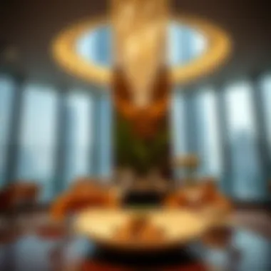 Gourmet dining experience at Burj Khalifa Hotel restaurant