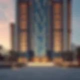 Burj Residences Tower 5 - Architectural Marvel Stunning exterior view of Burj Residences Tower 5 showcasing modern architecture.