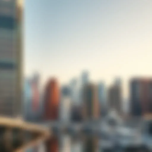 A stunning skyline view of Business Bay showcasing its architectural diversity