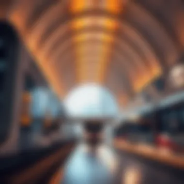 Dubai Metro Station showcasing modern architecture