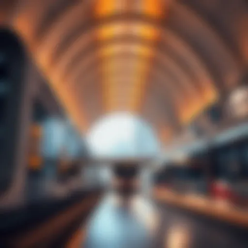 Dubai Metro Station showcasing modern architecture