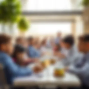 A community event hosted by a local school in Al Barsha