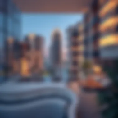 Infographic illustrating market trends for studio apartments in Dubai