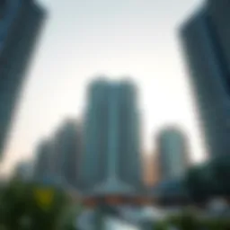 Stunning architectural view of Damac Towers