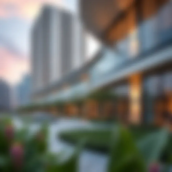 Stunning architectural view of Damac Vera Residences showcasing modern design