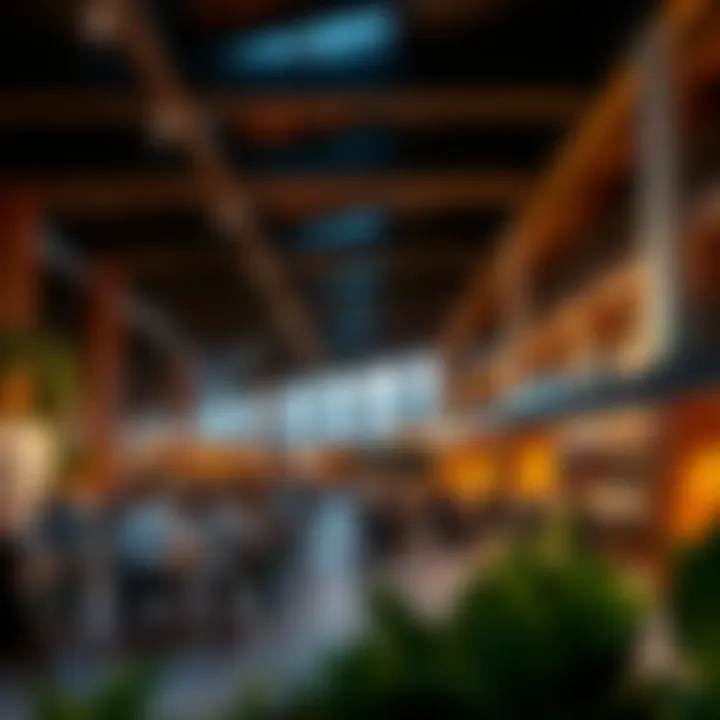 Community gathering space in Danube Sports City emphasizing social interaction