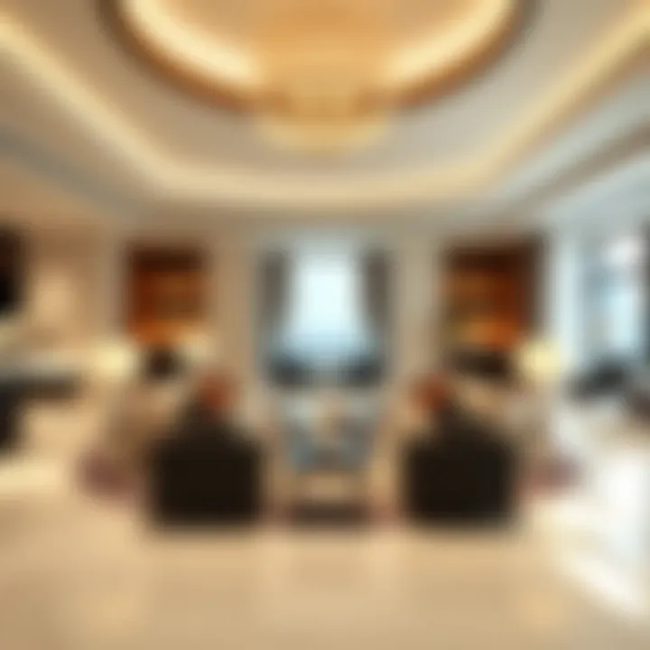 Interior view highlighting the luxurious amenities of the Dar Al Aman Building