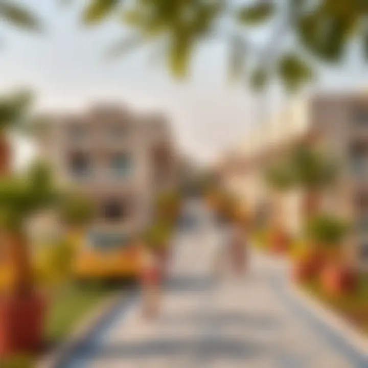 Vibrant community environments in Dar Al Arkan developments