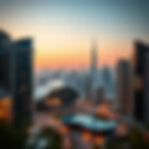 Panoramic view of Dubai's skyline showcasing innovative architecture