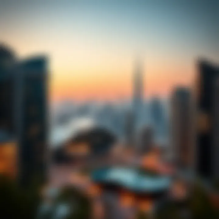 Panoramic view of Dubai's skyline showcasing innovative architecture