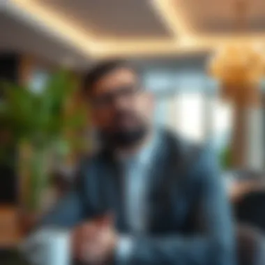 Real estate expert discussing market trends