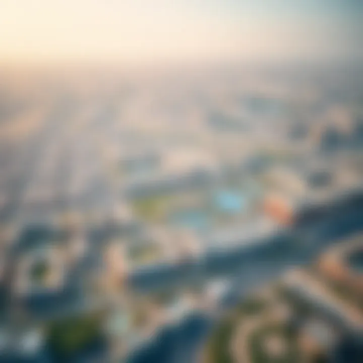 Aerial view of Adib Khalifa City showcasing its layout