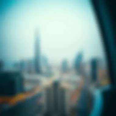 Aerial Perspective of ادريس بوليفارد Stunning skyline view of ادريس بوليفارد