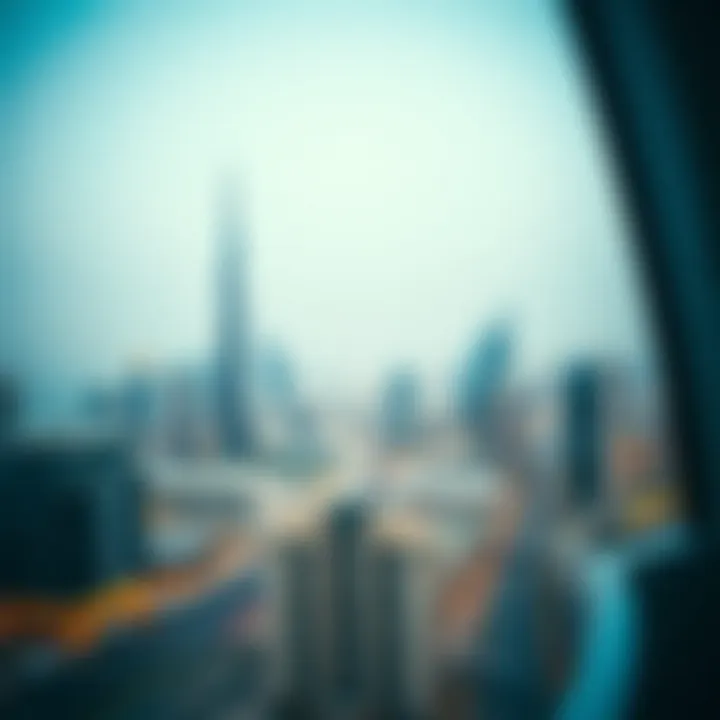 Aerial Perspective of ادريس بوليفارد Stunning skyline view of ادريس بوليفارد