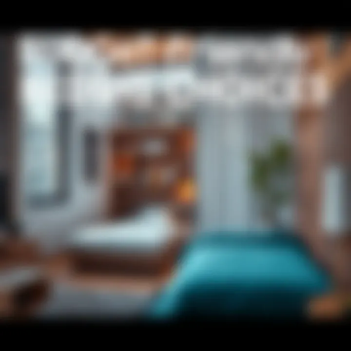 Affordable accommodation options displayed in a graphic