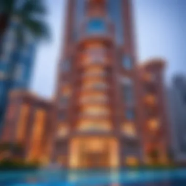 Architectural details of Al Ameri Tower