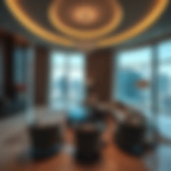 Luxury residential interiors in Al Ameri Tower