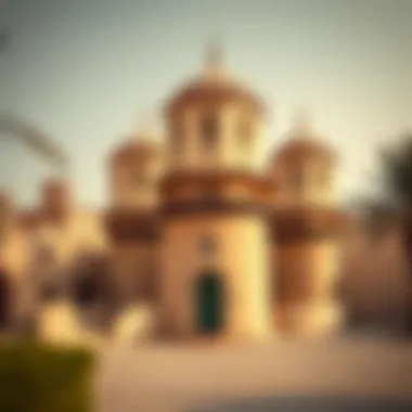 Historic architecture of Al Fahidi district showcasing traditional wind towers