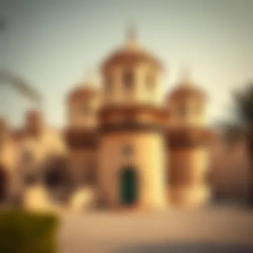 Historic architecture of Al Fahidi district showcasing traditional wind towers