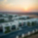 Aerial view of Al Furjan community showcasing modern architecture