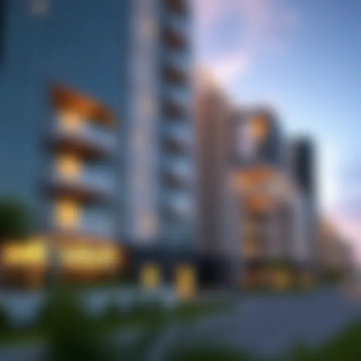 Market trends graph illustrating real estate growth in Al Gadeer