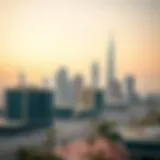 Breathtaking view of Al Hamra skyline highlighting modern architecture