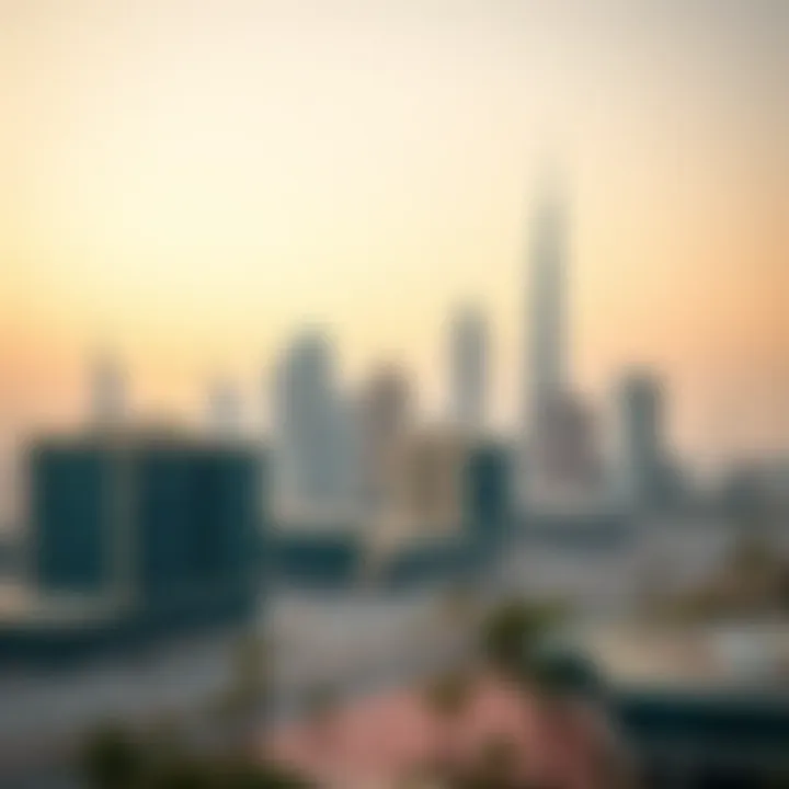 Breathtaking view of Al Hamra skyline highlighting modern architecture