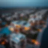 Aerial view of المرابع العربية 2 showcasing residential villas