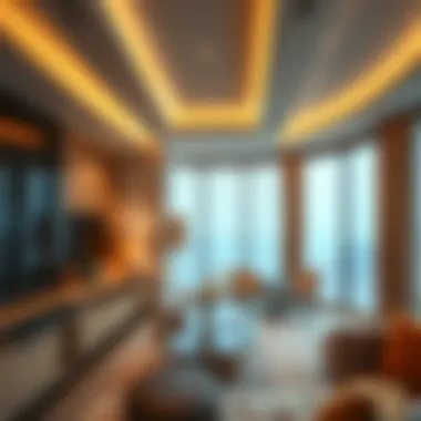 Interior design of a luxury apartment in Al Yousifi Tower