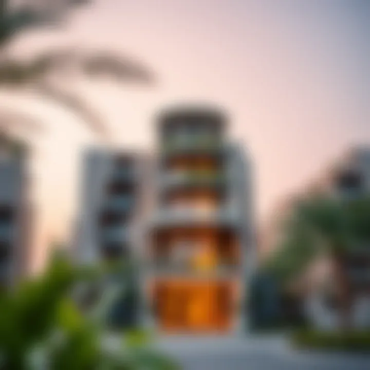 Stylish residential building in بني ياس شرق