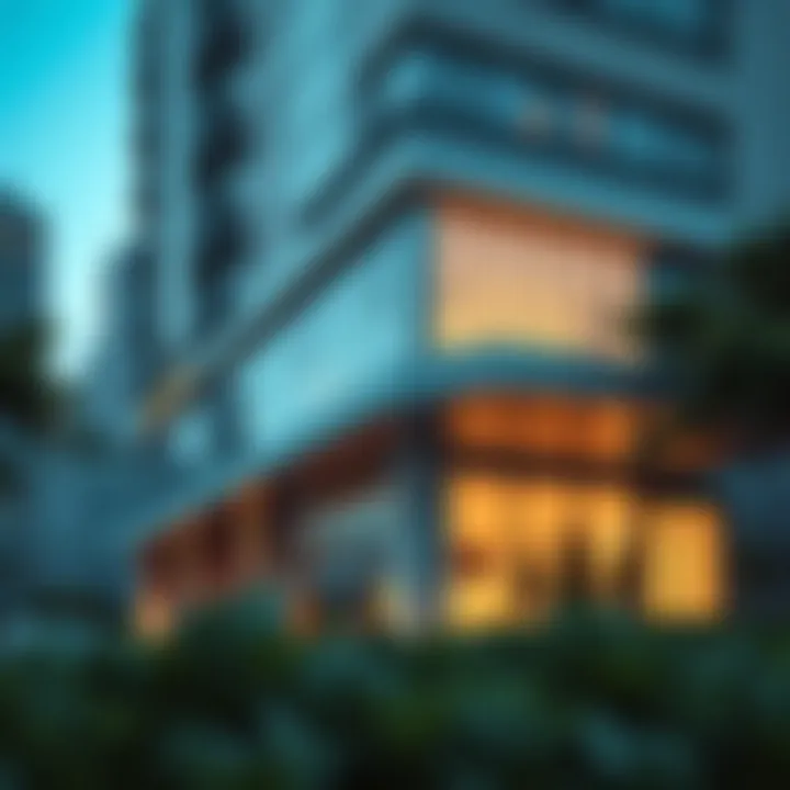 Exterior view of Bay Square Building Thirteen showcasing modern architecture