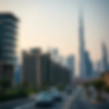 Burjuman Skyline and Real Estate Burjuman skyline showcasing real estate potential