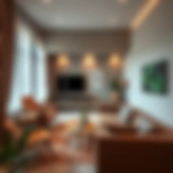 Cozy lounge area in a bed space facility