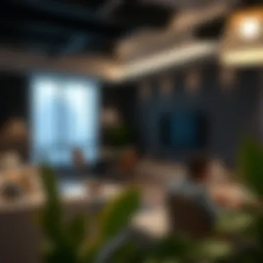 Welcoming communal space in a shared accommodation setting