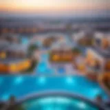 Panoramic view of Blue Bells luxury properties in Dubai