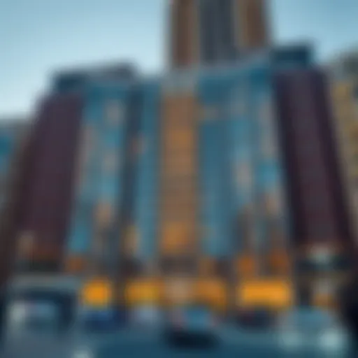 Stunning architectural facade of Boulevard Point